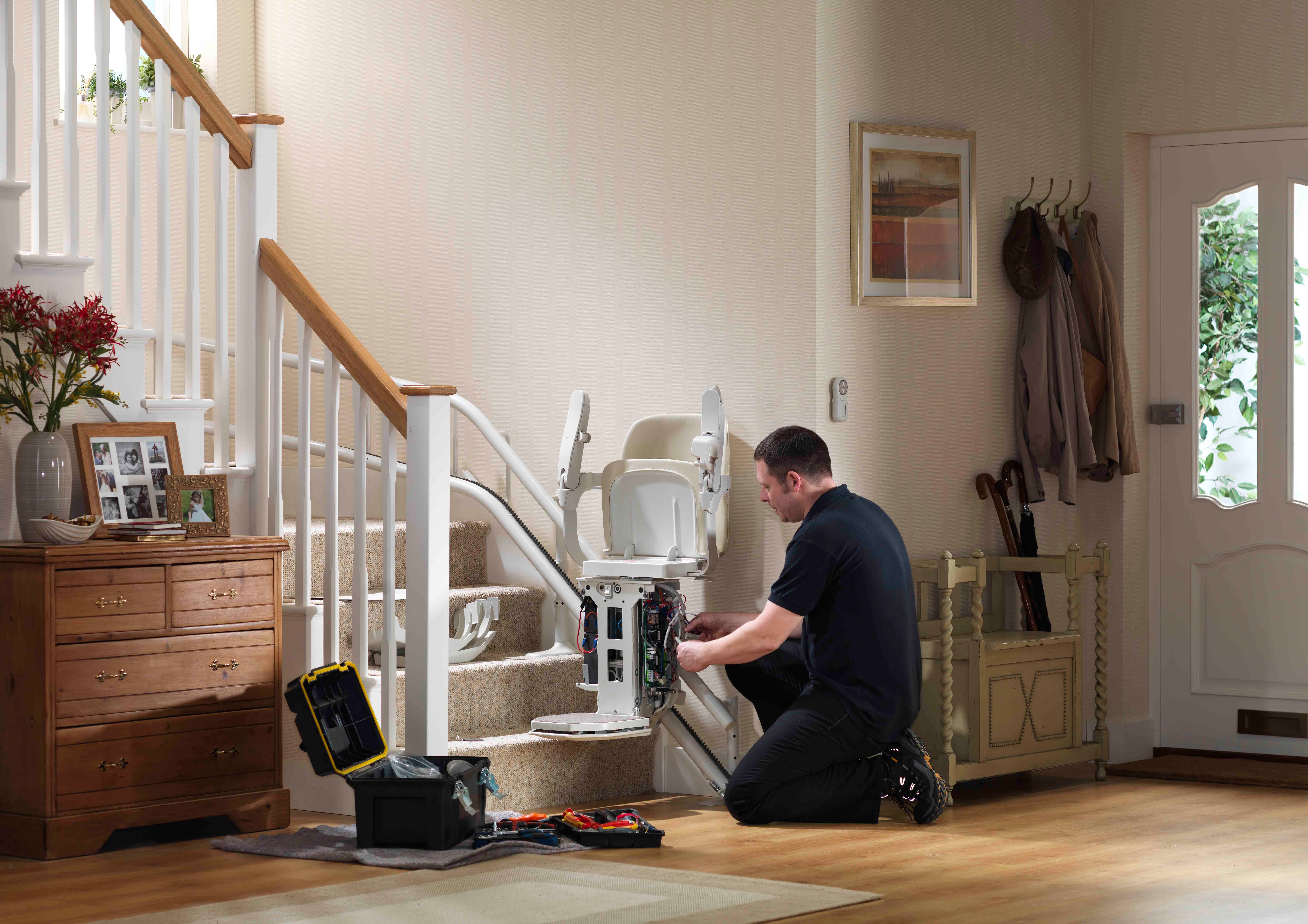 Regular stairlift servicing gives you peace of mind